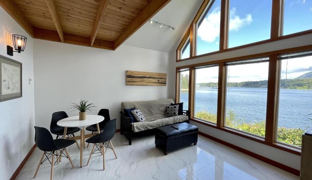 Private Oceanfront Cabin With Hot Tub Doc Holiday Cabin in Ucluelet