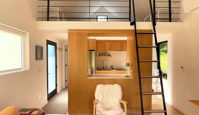 Scandi-Modern Cabin: Views + Design Near Stowe