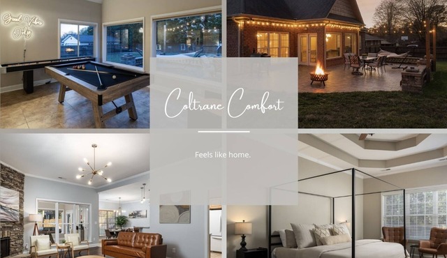 Spacious 4 BR Home! Sleeps 12- Perfect location with Game Room!