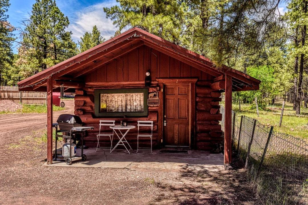 Parks House | Simple and Historic Fishing Log Cabin for a Rustic Retreat to Northern Arizona