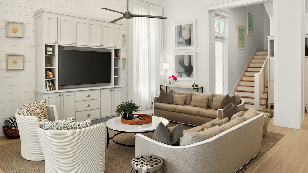 Photo of Livingroom in Watercolor
