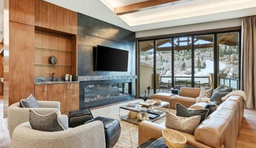Four-Bedroom Residence with Balcony and Fireplace
