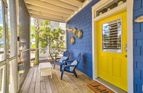 Port St. Joe Cottage | Screened Porch + Beach Access: Port St Joe Cottage