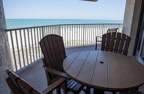 Clearwater Beach Condo | A perfect view from your balcony.just the right amount of sand, sea and sky