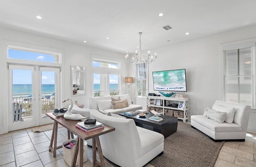 Sunnyside House | Gulf Front Home- Carillon Beach - The White House by Royal Destinations
