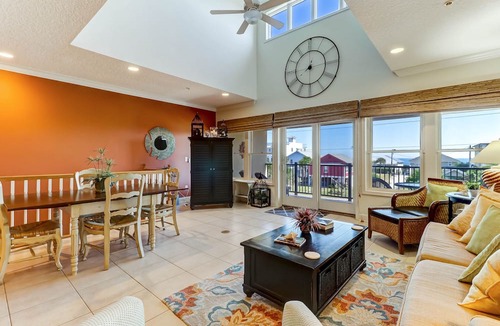 Ocean Cay Condo | DOG FRIENDLY! Luxurious and professionally decorated townhome across street from beach.