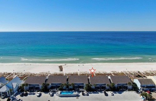 West Panama City Beach Condo | 3 BR/3BA Bonita Beach, Gulf Front, Sleeps 10, Pets Ok, Wi-Fi