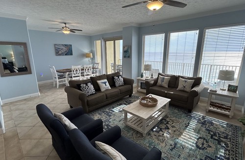 Thomas Drive Condo | Gulf Crest 2 Bedroom Unit; Gulf Views; Disc Spring rates; Beach Chair Serv Incl!