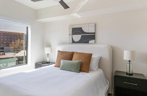 People's Freeway Apartment | Landing | Chic 1BD, Courtyard, Clubhouse