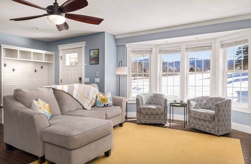 Jeffersonville House | Smugglers’ Notch 4BR Retreat: Theater, Gym & Games with Morse Mountain Views