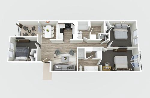 Pleasant Grove Apartment | Historic Main Street Hotel